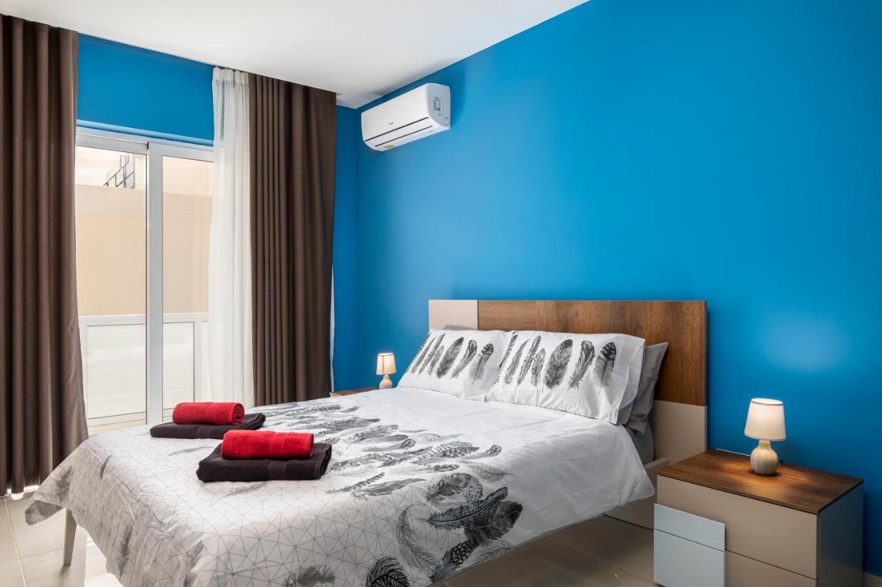 Modern 3Br Stylish Apartment With Large Balcony - Close To St Julians And St Georges Bay Is-Swieqi Dış mekan fotoğraf