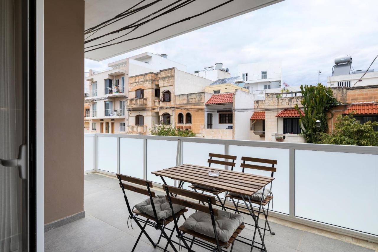 Modern 3Br Stylish Apartment With Large Balcony - Close To St Julians And St Georges Bay Is-Swieqi Dış mekan fotoğraf